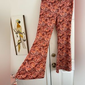 Natural Life paisley bell bottom pants